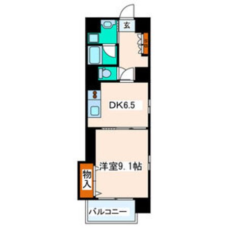 北四番丁駅 徒歩1分 14階の物件間取画像